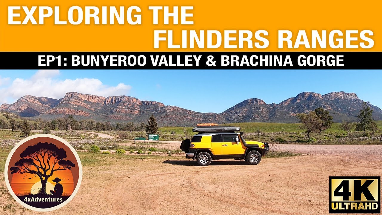 Finders Ranges Adventure Rides Exploring The Flinders Ranges - Bunyeroo Valley & Brachina Gorge ...