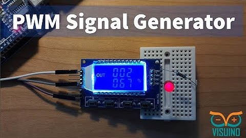 How to Use PWM Signal Generator Module With Visuino