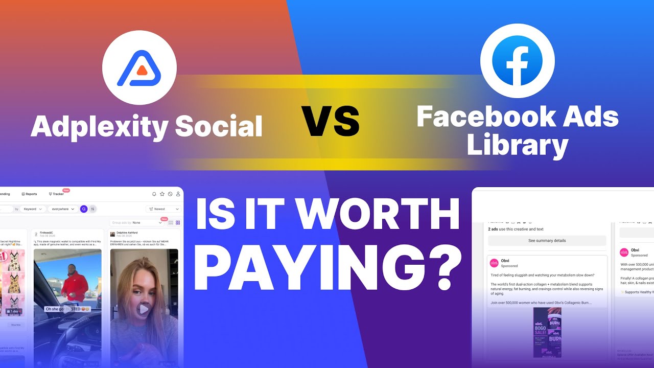 AdPlexity Social vs. Facebook Ads Library: Is It Worth Paying?