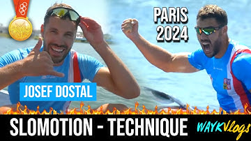 K1 1000M PARIS 2024 JOSEF DOSTAL TECHNIQUE 🔥 SLOW MOTION 🔥 TRIBUTE 🤠 WAYkVlogs
