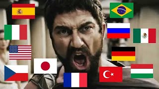 THIS IS SPARTA  in different languages - FARKLI DILLERDE \