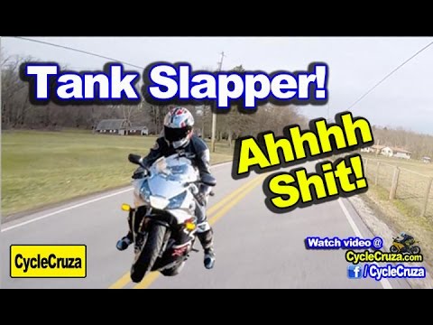 Motorcycle Tank Slapper - How To Get Out of Tank Slapper | MotoVlog