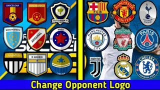 How to change opponent logo into original logo in dls 19 ●no root