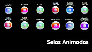 Todos os Selos Animados da Globo (2021 - Atual) (USO LIVRE)