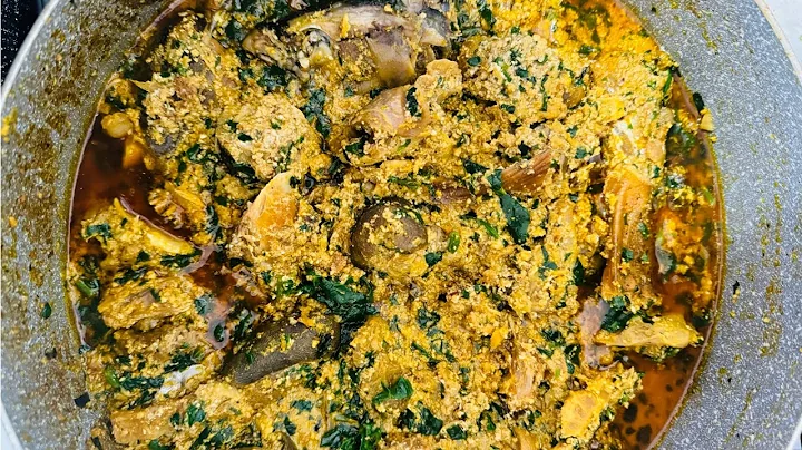 THE BEST WAY TO MAKE NIGERIAN EGUSI SOUP WITH LUMPS//TIIS ON HOW TO MAKE LUMPY EGUSI SOUP