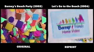 Barney’s Beach Party/Let’s Go to the Beach Intro Comparison