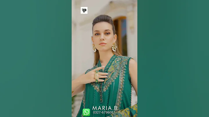 Maria B Linen 2023 Featuring Ayeza Wahaj #mariab #Linen #ayezakhan #wahajali