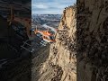 🚁 Epic Helicopter Flight near Bighorn Sheep! 🐐 #Shorts