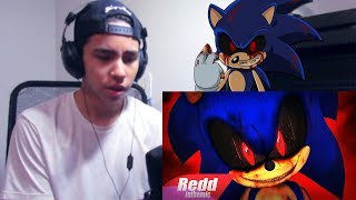 REACT Rap do Sonic.exe | Eu Sei Que Há Algo de Errado em Mim | Reddinthemic