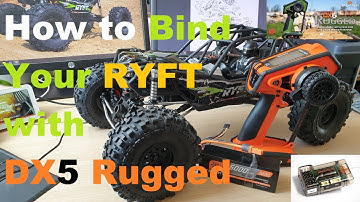 How To Bind Your Axial Ryft RBX10 with Spektrum DX5 Rugged (DX5 Pro, DX5C)