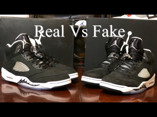 How To Tell If Your 'Black' Supreme Air Jordan 5s Are Real or Fake