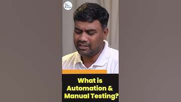 Software Testing | Automation & Manual Testing | #shorts #kiransir #testinng