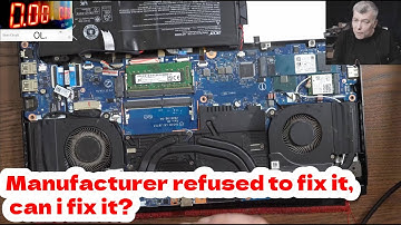Acer Nitro 5, kapot, geen stroom - Fabrikant weigert het apparaat te repareren, kan ik het repare...