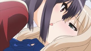 Anime girl kiss girl #34 | Lesbian kiss