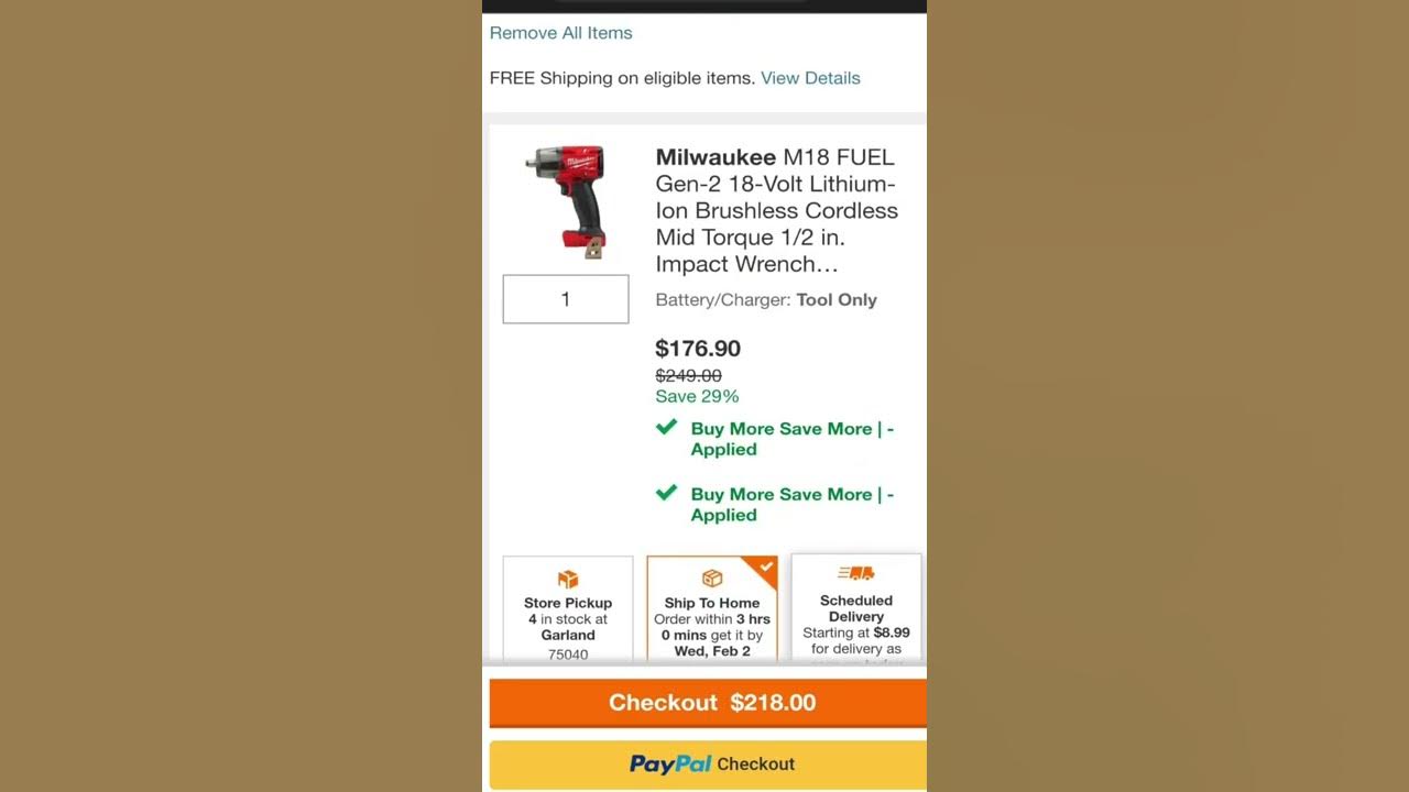 Milwaukee Buy More Save More Glitch 🔥 rear handle saw and impact wrench