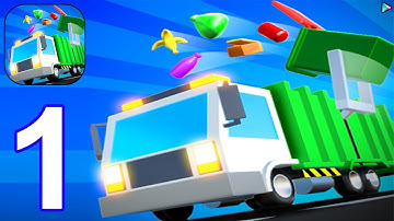 Garbage Truck 3D - Gameplay Walkthrough Part 1 All Levels (Android, iOS)