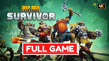DEEP ROCK GALACTIC: SURVIVOR Gameplay Walkthrough FULL GAME 4k60 - No Commentary