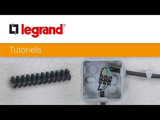 Brancher un domino électrique pour réaliser vos raccords et dérivations  avec Legrand 