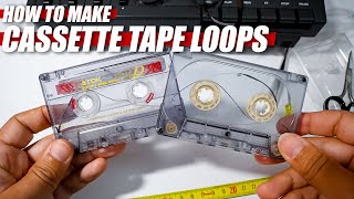 HOW TO MAKE A CASSETTE TAPE LOOP // All The Tools You Need || Best Tutorial