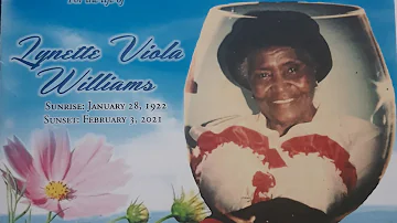 Thanksgiving Service for the life of Lynette Viola Williams
