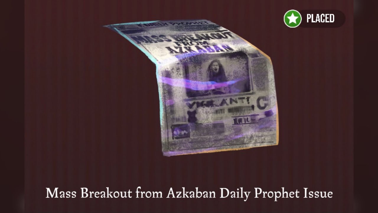 Mass Breakout from Azkaban Daily Prophet Issue - An Imperfect Love | Week 2
