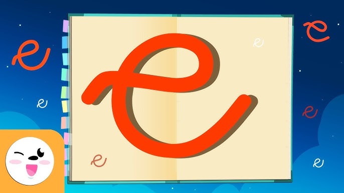 Letra E con caligrafía enlazada - El abecedario para niños - Las vocales - YouTube letra-e-con-caligraf-a-enlazada-el-abecedario-para-ni-os-las-vocales-youtube