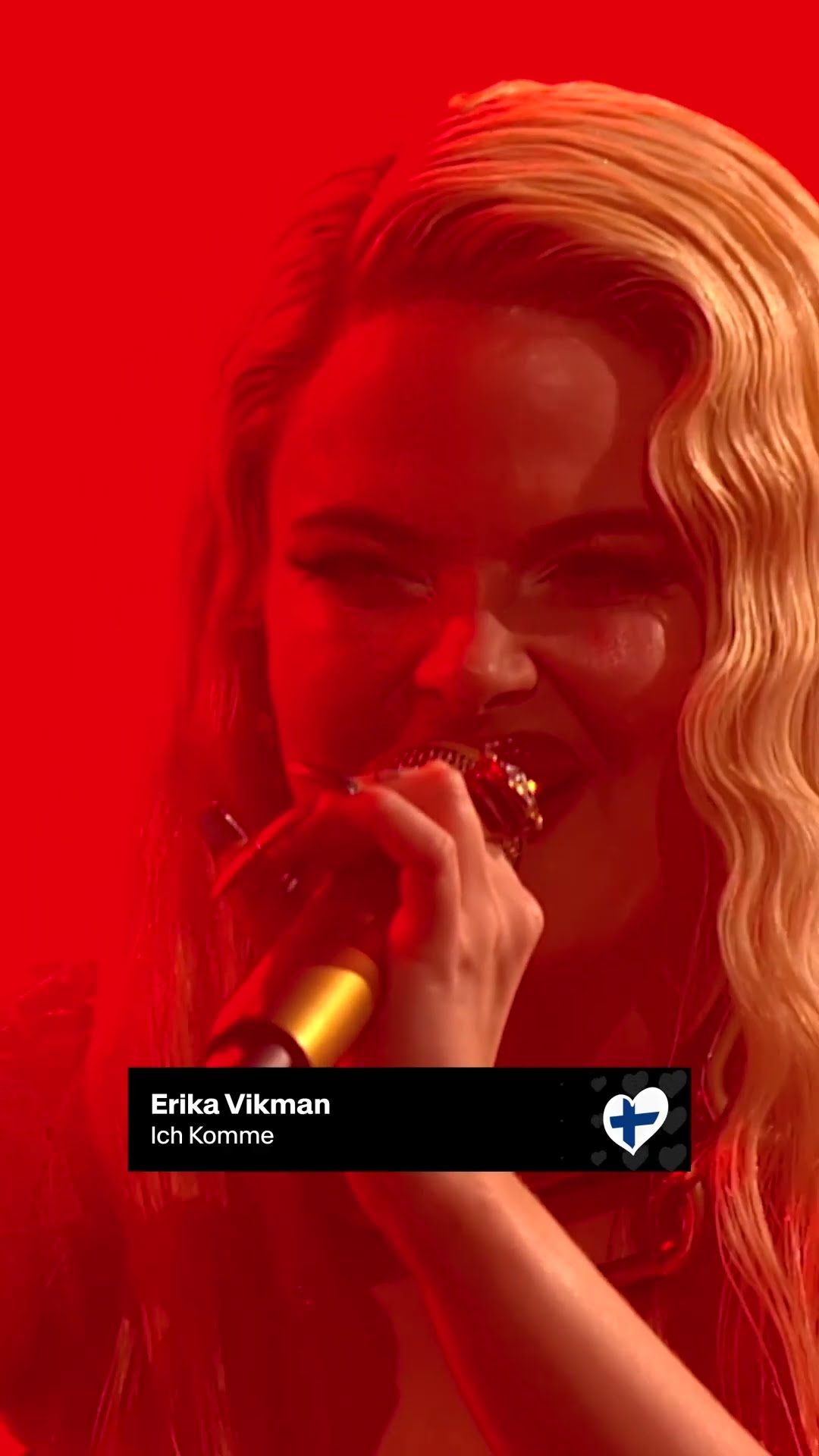 Erika Vikman will represent Finland at the Eurovision Song Contest 2025 with Ich Komme ??