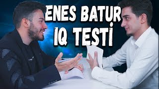 Enes Batur'a IQ TESTİ Yaptık! (Wechsler IQ Test)