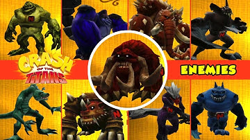 Crash of the Titans All Monsters Gallery (X360)
