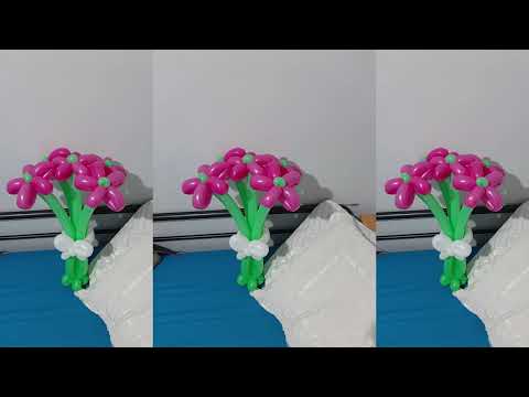 וִידֵאוֹ: איך להכין פרחים מבלונים בעצמך