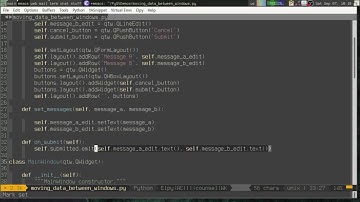 Master PyQt5 part 5: Moving data between windows