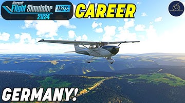 Microsoft Flight Simulator 2024 Career Mode Gameplay Part 6! FERRY FLIGHT IN GERMANY!