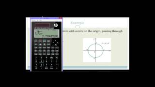 Trig and Analytical Geometry Circles Week 14 Revision
