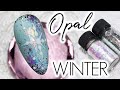 Opal Winter Snowflake Nail Art! | Easy Gel Nail Art Tutorial