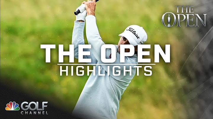 The Open Championship 2025 highlights: Early First Round | Golf Channel