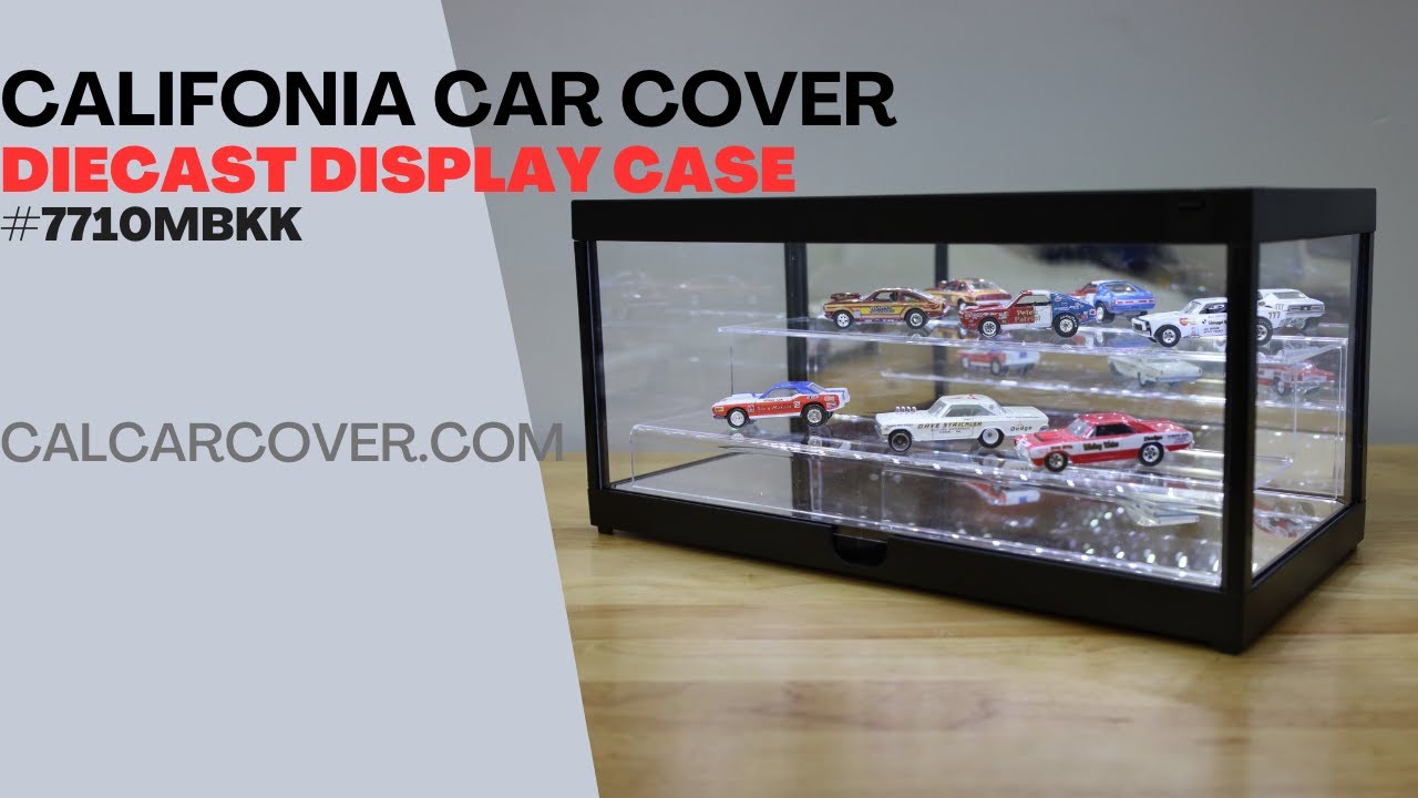 1:18 Scale Diecast Display Case Single with Riser for 1:64 Cars