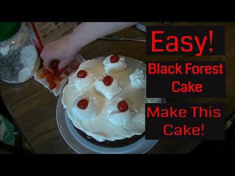 Easy Black Forest Cake | Birthday Cake & All Occasion