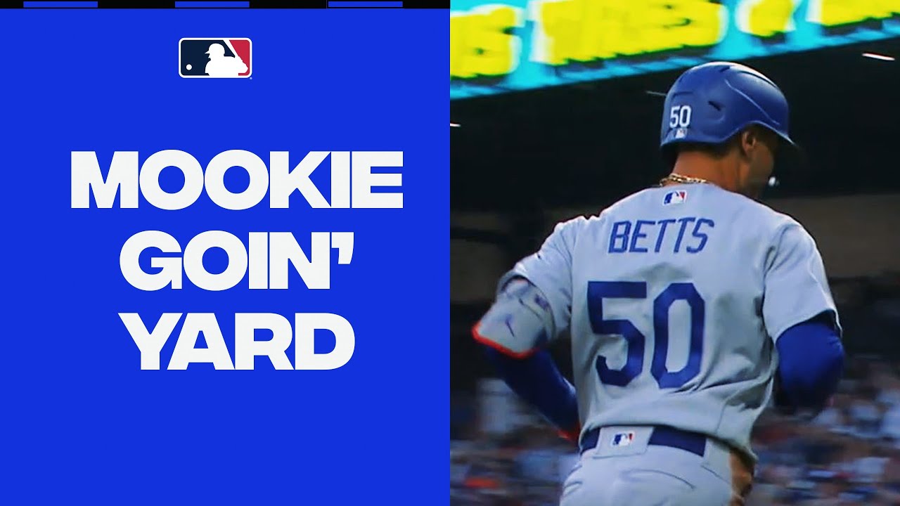 Mookie Mash! Mookie Betts gets the Dodgers on the board with a laser home run!