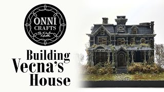 Building Vecna's House from scratch // Creel House Diorama from Stranger Things