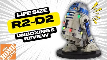 Home Depot’s Life Size R2-D2 Unboxing & First Mod #starwars #homedepot #r2d2 