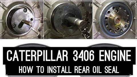 How to install rear oil seal cat 3406 engine #cat #viral #video #engine #shortsvideoviral #subscribe
