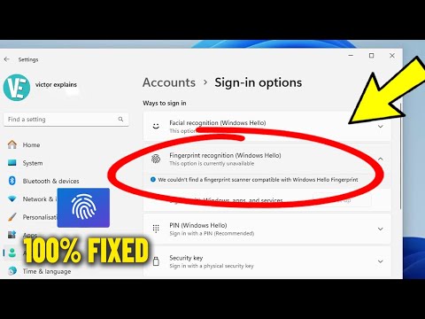 We couldn't find a fingerprint sensor compatible with Windows Hello Fingerprint - How To Fix Error ✅