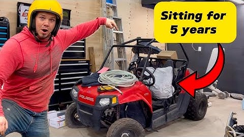 Ik kocht voor mijn zoon een Polaris RZR van $ 1500, die 5 jaar stilstond! (Er is wel wat montage ...