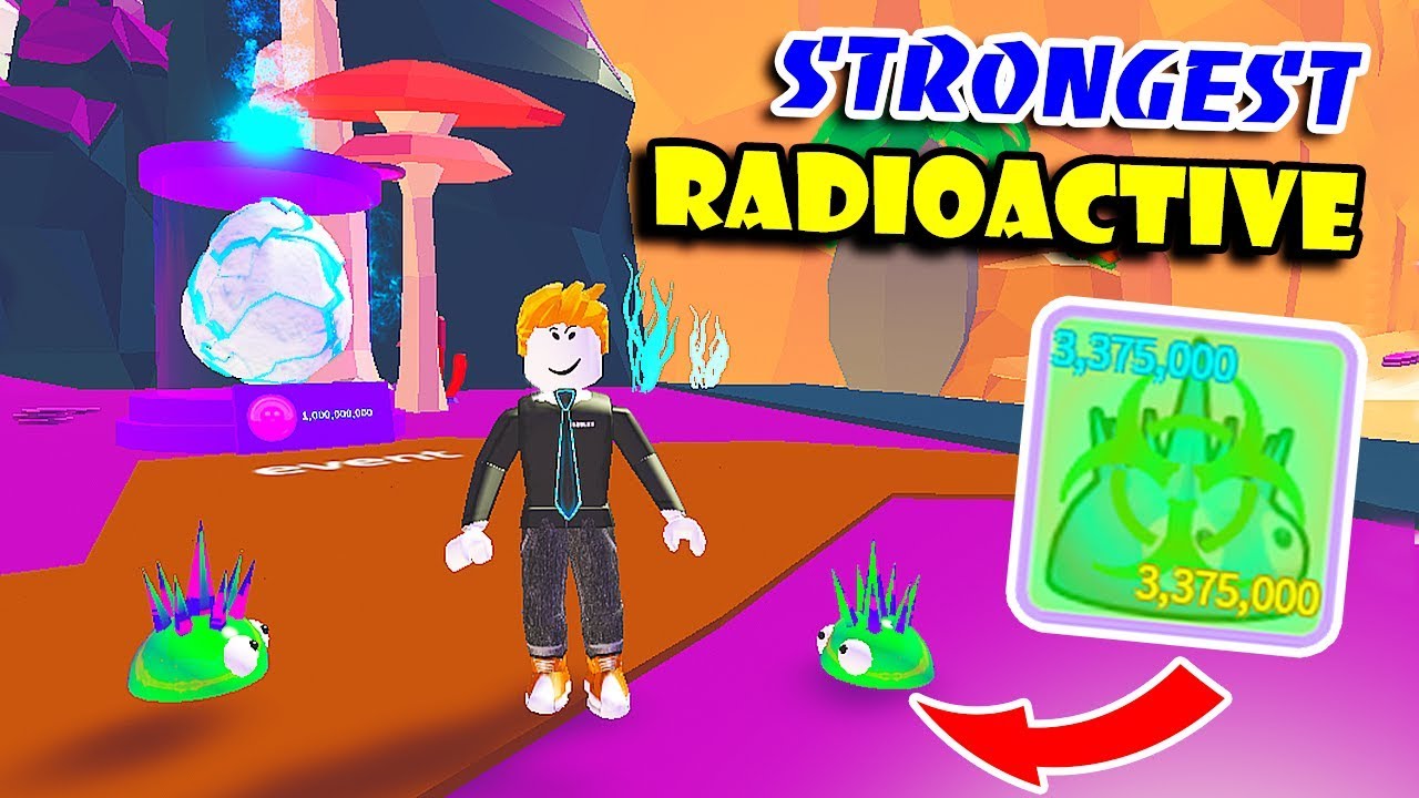 i-made-2-radioactive-strongest-event-pet-the-best-pets-in-blob-simulator-2-roblox-youtube