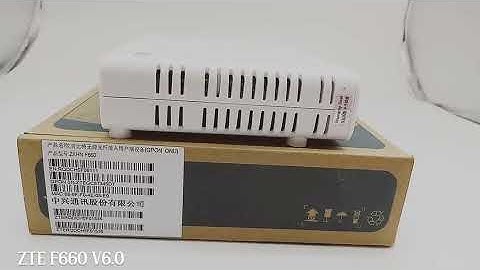 ZXHN F660 GPON ONT