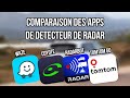 Comparaison des applications wazecoyoterada