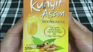 REVIEW MINUMAN INSTANT KUNYIT ASAM SIDOMUNCUL | MINUMAN SEHAT, PRAKTIS & EKONOMIS