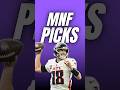 NFL MNF WEEK 15 PICKS! #nfl #nflpicks #mnf #raiders #falcons