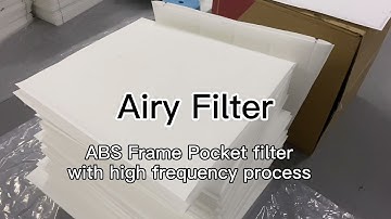 G4 / F5 / F6 / F7 / F8 Pocket Filter with ABS Frame