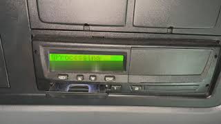 How to download data from a Stoneridge digital tachograph.